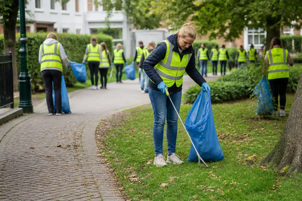 Ruim 400 'KuisKompanen' ruimen zwerfvuil op in Aalst