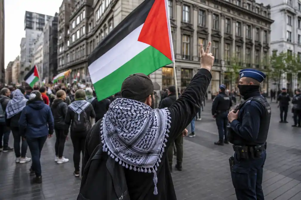 Palestijnse actievoerder vrijgesproken van geweld tegen politie, wel boete voor opstandigheid