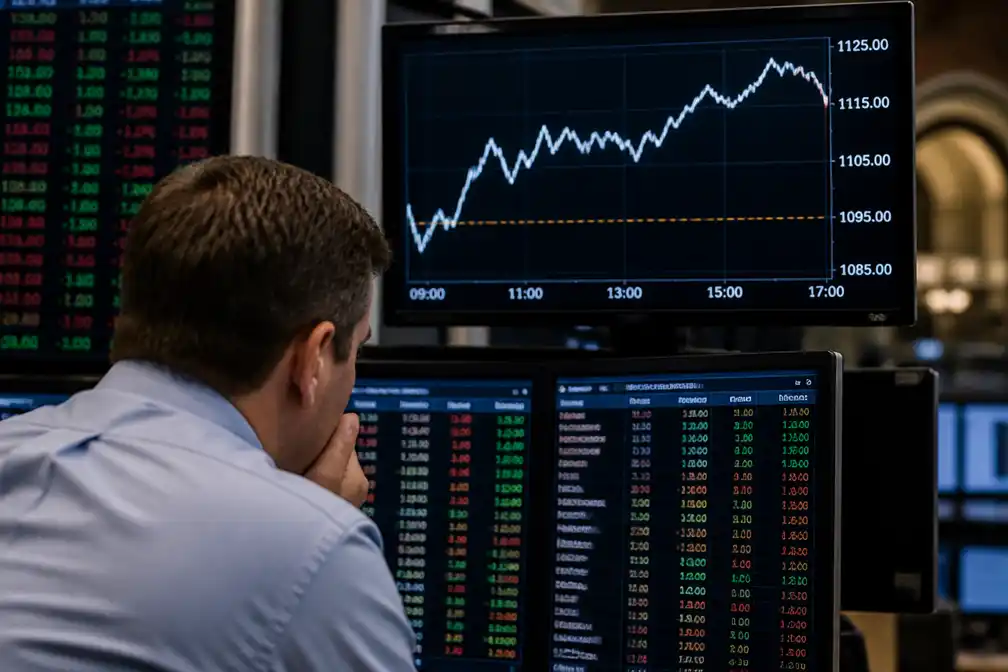 AEX raakt record van 1.125 punten door chipaandelen, maar sluit niet op record