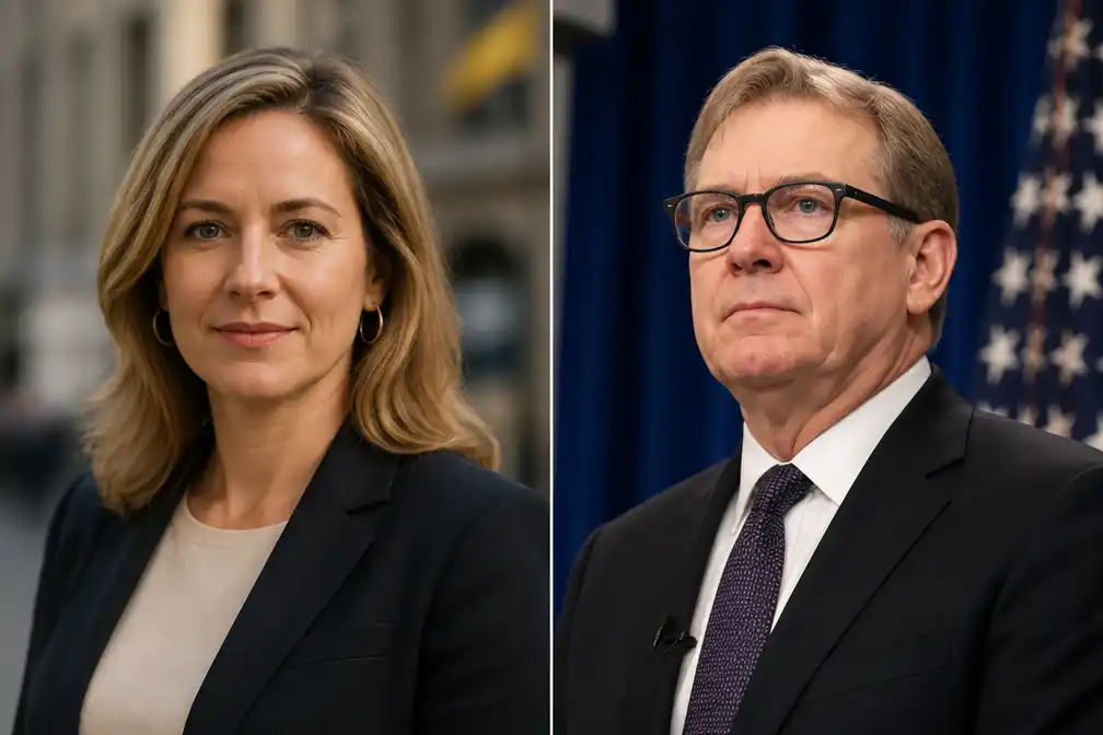 Oud-VTM-correspondente Romina Van Camp wordt woordvoerder van VS-ambassadeur Bill White