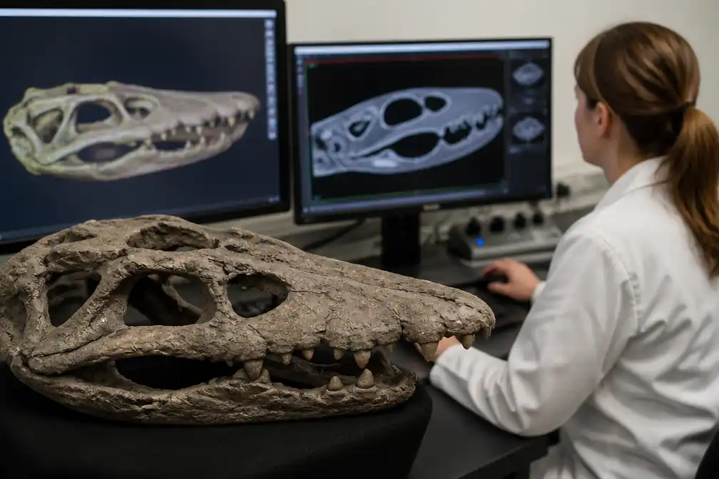 CT-scans wijzen erop dat prehistorische krokodilachtigen de Atlantische Oceaan konden oversteken