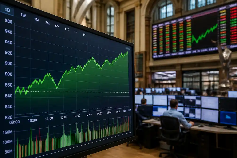 AEX licht hoger geopend na nieuw slotrecord op het Damrak