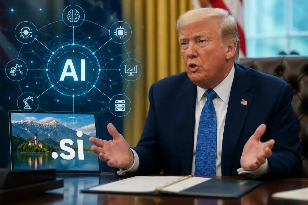 Trumps 'superintelligentie'-rebrand zorgt voor stormloop op Sloveense .si-domeinen