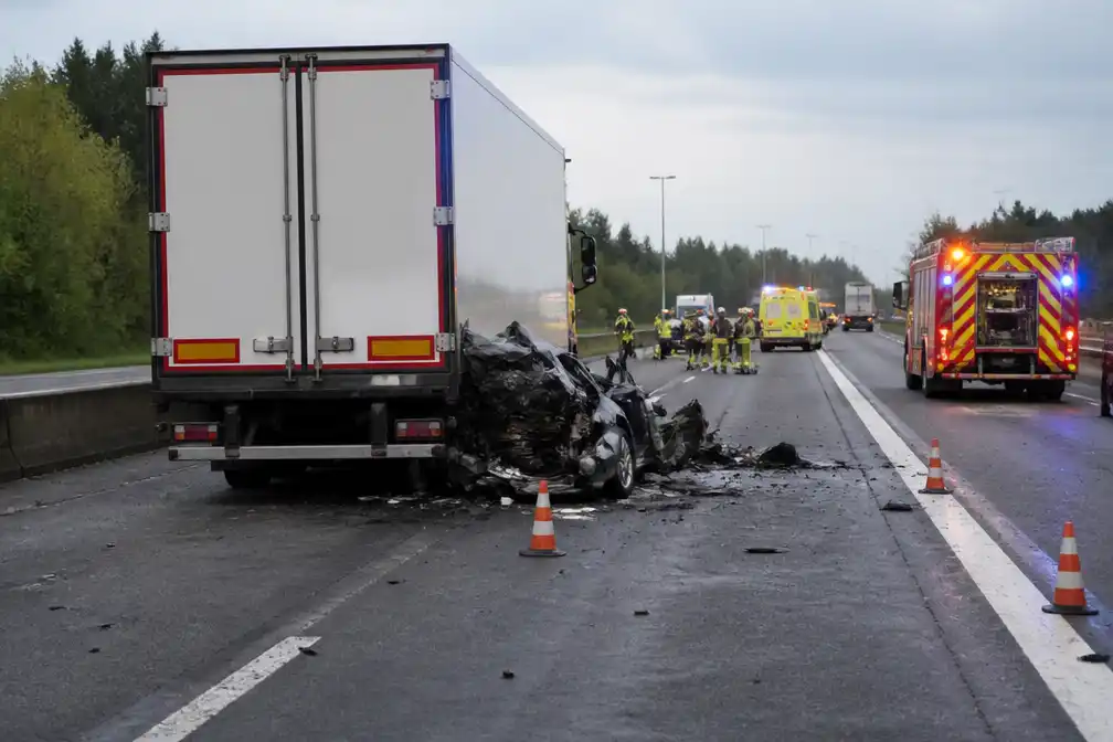 Dode en zwaargewonde bij ongeval met vrachtwagen op E34 in Vosselaar