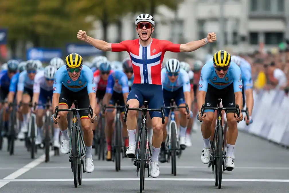 Elias Dybing pakt solo de Europese titel bij de junioren, geen medaille voor Belgen
