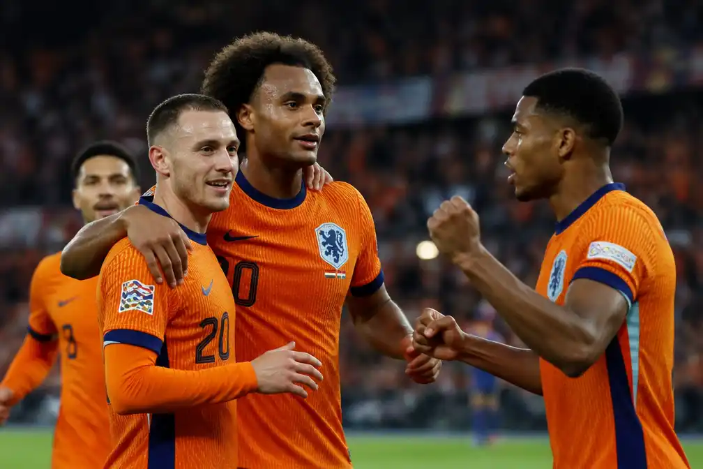 Nederland verslaat Servië met 2-1 in Nations League in Eindhoven