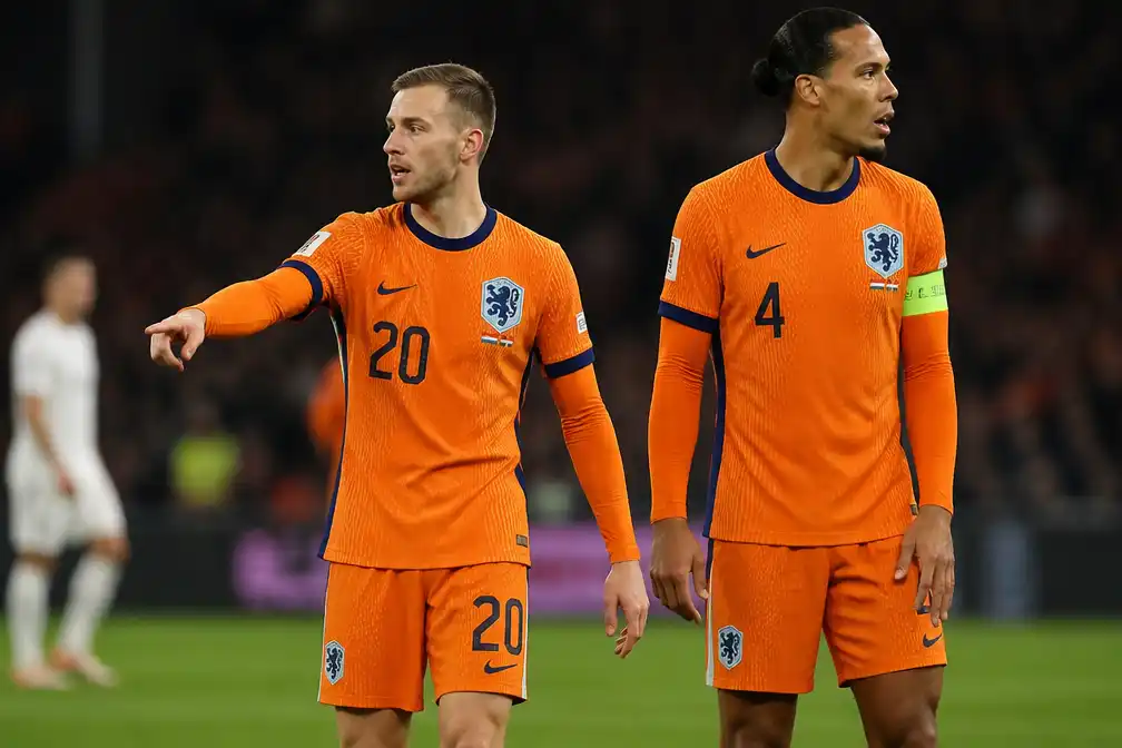 Koopmeiners van rechtsbuiten naar centraal achterin bij eerste Oranje-optreden onder Xavi Hernández