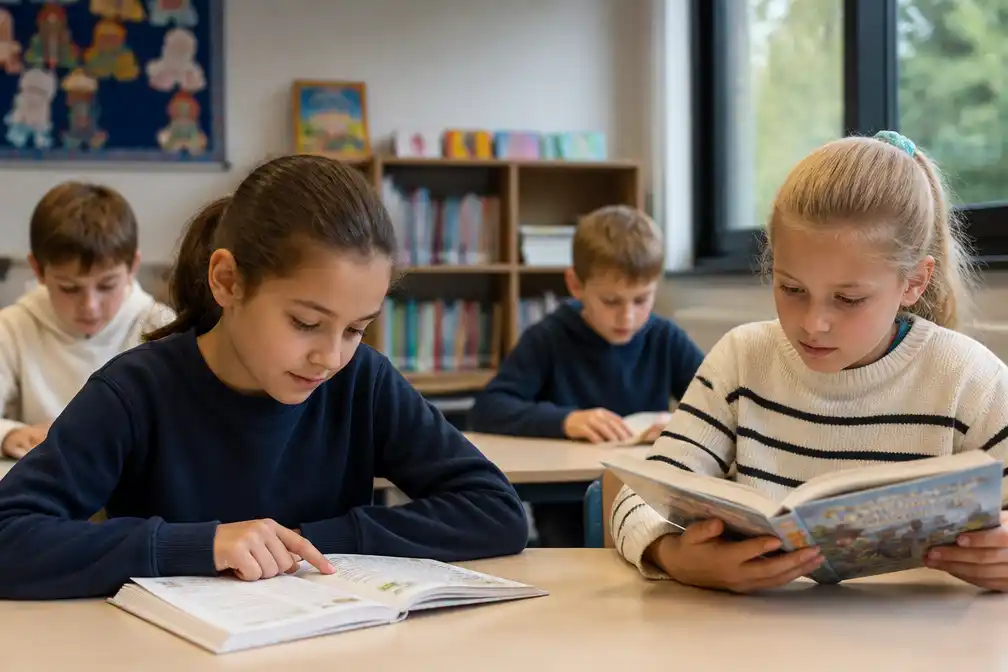 Basisschool Xcl Stapsgewijs in Lommel daagt leerlingen maandelijks uit met leestrofee