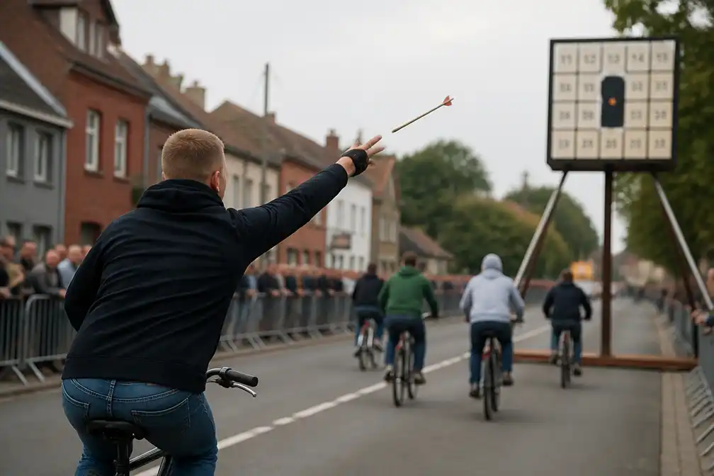 Vogelpik op de fiets in Merksplas lokt tot 1.500 deelnemers