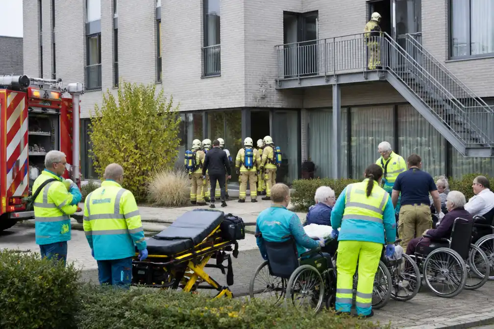 Brand in woonzorgcentrum Hof ten Kouter in Kalken lokt kortstondig medisch interventieplan uit