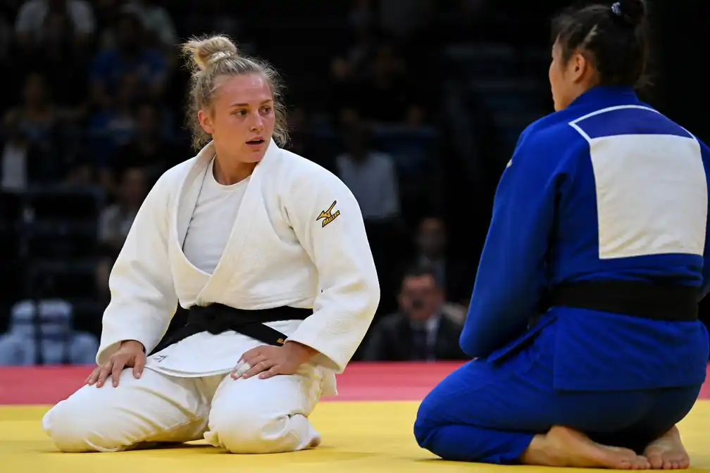 Joanne van Lieshout grijpt naast brons op WK judo in Bakoe