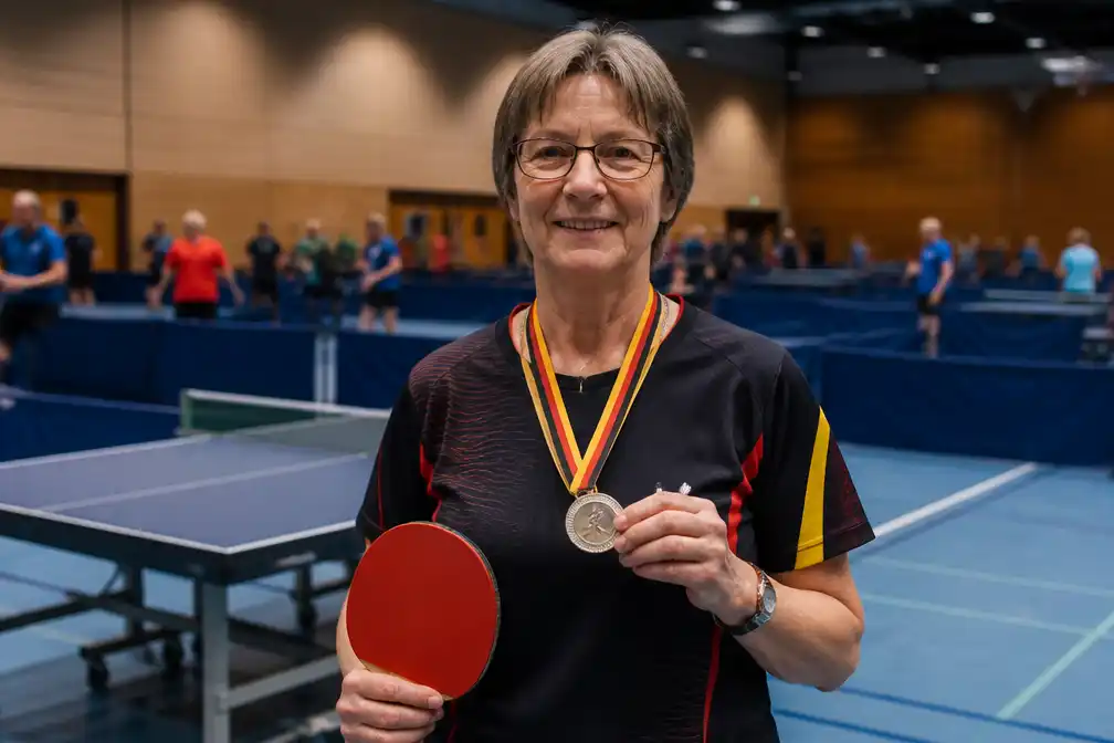 Christine Jonckheere (64) uit Herent pakt brons op WK tafeltennis voor mensen met Parkinson