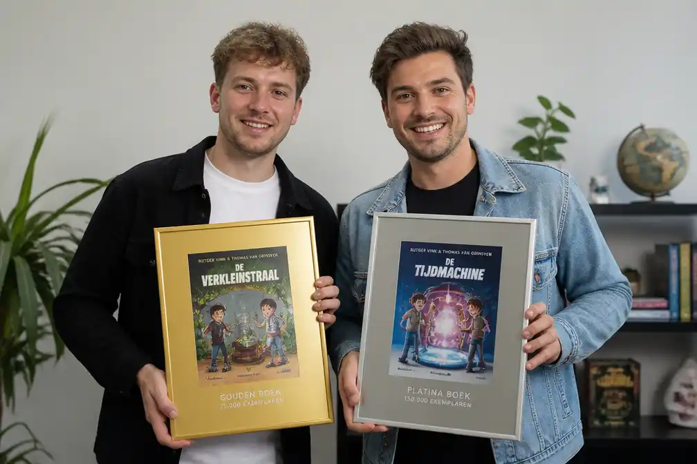 Kinderboeken Vink en Van Grinsven bekroond met Gouden en Platina Boek