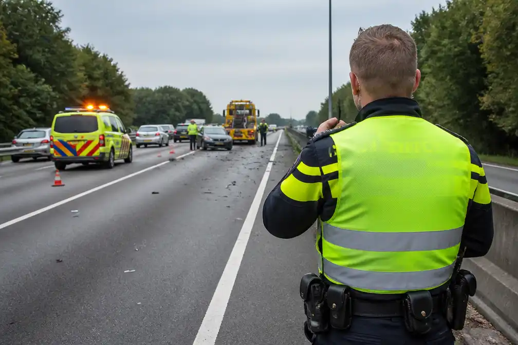 Politie beboet 29 bestuurders voor filmen ernstig ongeval op A58 bij Oirschot