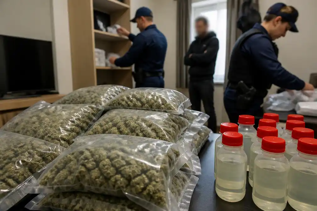 Politie vindt bijna 14 kilogram cannabis bij huiszoeking in Jette