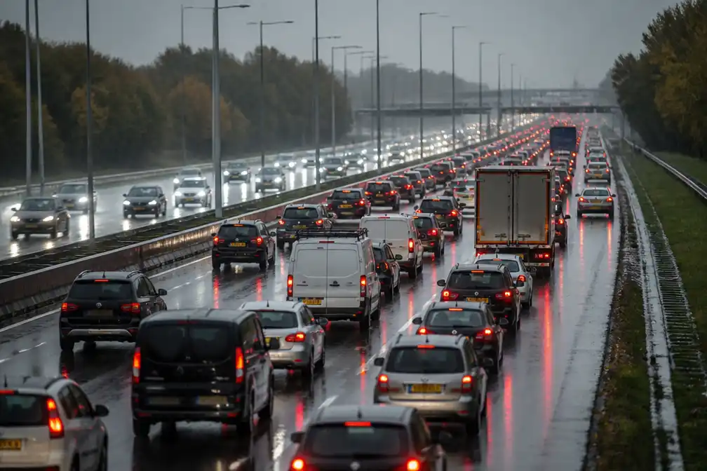 Rijkswaterstaat waarschuwt voor tot 600 kilometer file door herfstvakantie in regio Noord