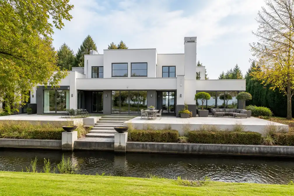 Villa van wijlen Jan des Bouvrie in Naarden daalt naar 5,9 miljoen euro
