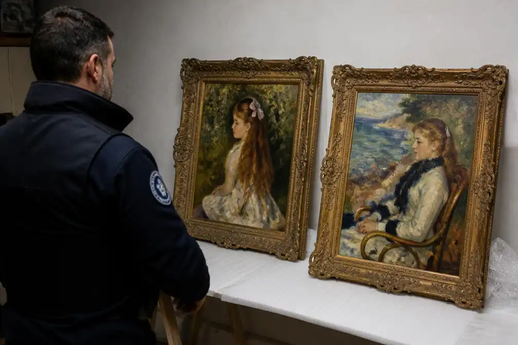 Twee gestolen Renoirs teruggevonden in Zuid-Frankrijk, aanhoudingen verricht
