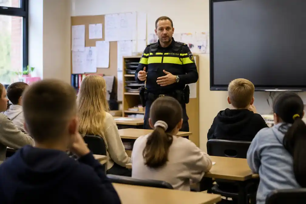 Agent geschrokken van online dreigtaal van basisschoolkinderen