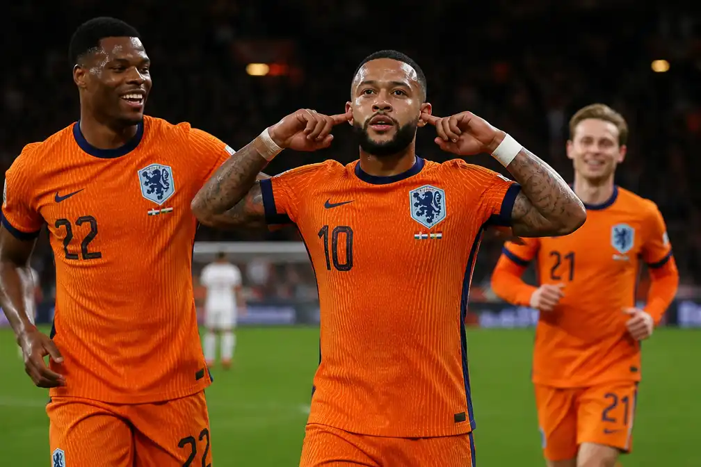 Oranje wint met gemak van Hongarije en zet grote stap naar WK