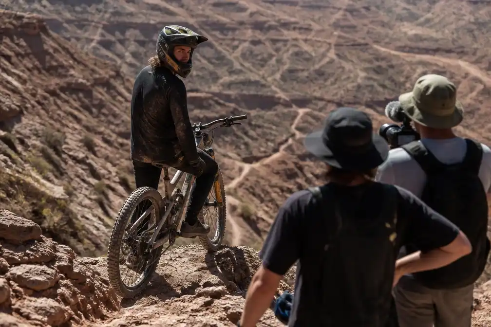 Belg Thomas Genon bereidt zich voor op Red Bull Rampage in woestijn van Utah