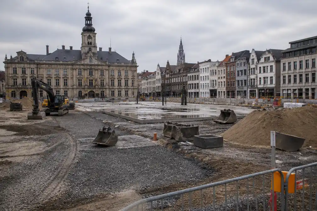 Vernieuwing Grote Markt Sint-Niklaas kost 27,7 miljoen euro