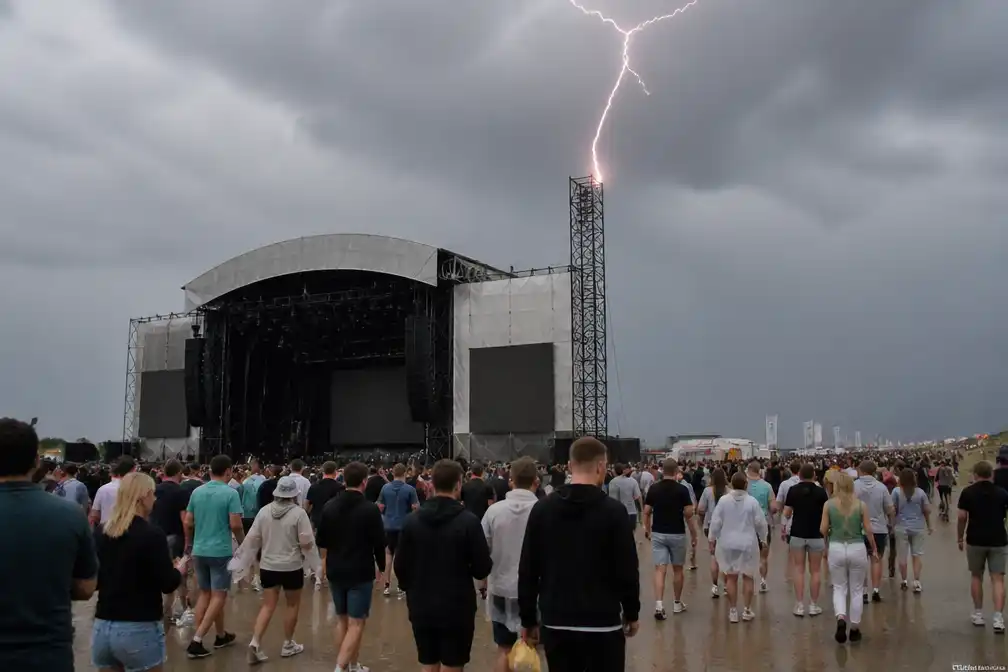 Blikseminslag op Concert at Sea leidt tot ontruiming hoofdpodium