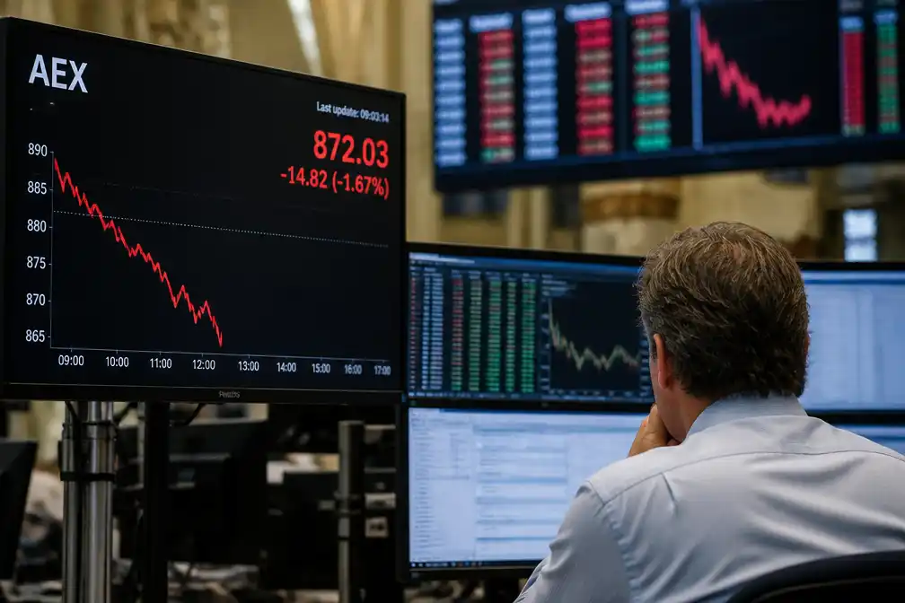 AEX opent fors lager door verkoopgolf in chipsector