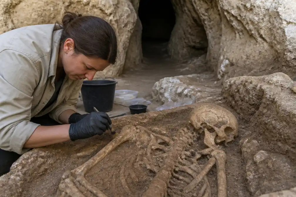 Neanderthaler in grot in Iraaks-Koerdistan mogelijk oudste slachtoffer van houten speer