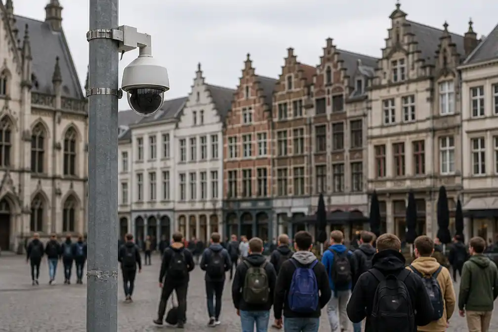 Tijdelijke camera op Korenmarkt uit voorzorg voor aangekondigd scholierenprotest