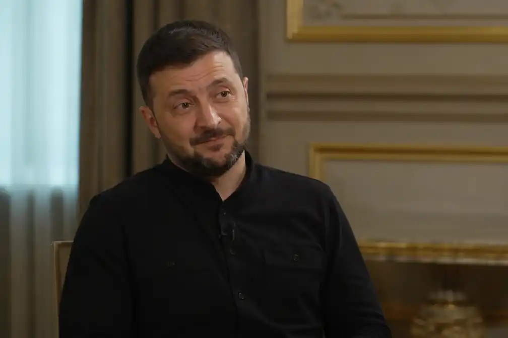 Zelensky antwoordt met grijns en vier woorden op vraag over zondebok
