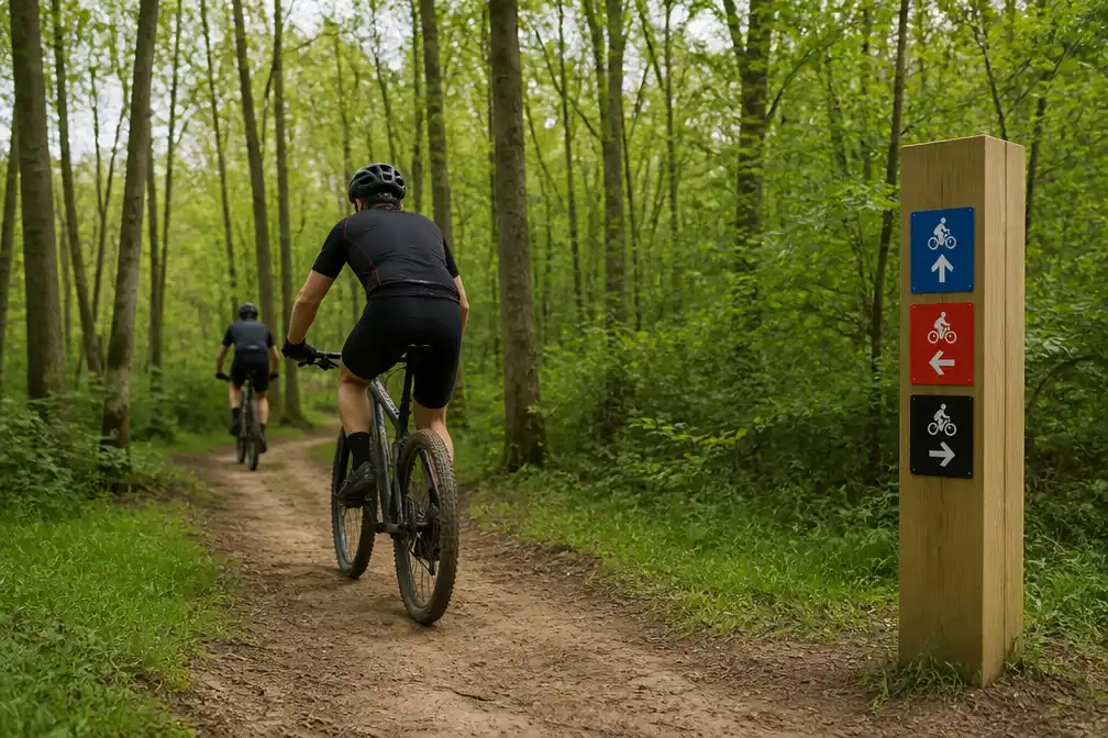Oudenaarde stelt vernieuwd mountainbikenetwerk van 85 kilometer voor