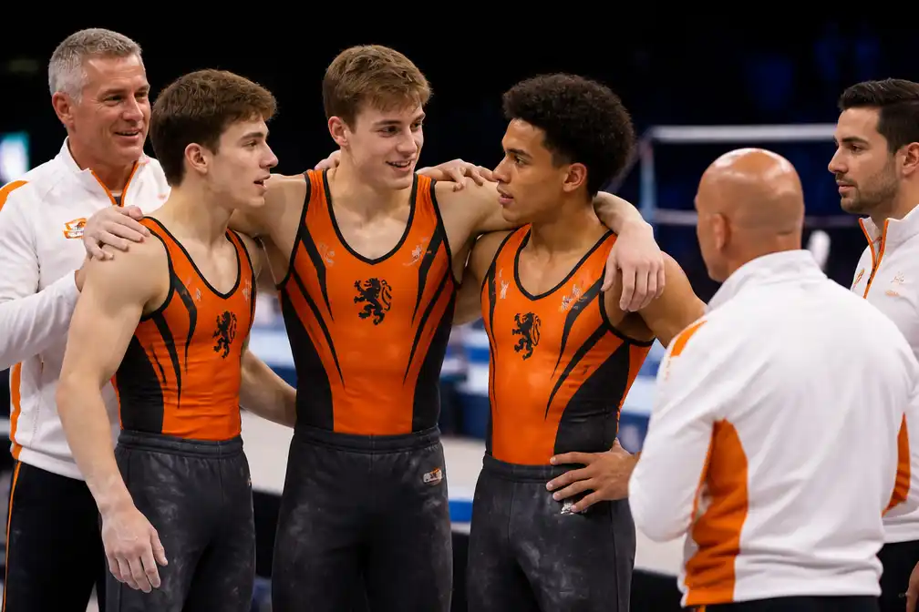Nederland naar historische WK-teamfinale turnen, België grijpt naast teamfinale