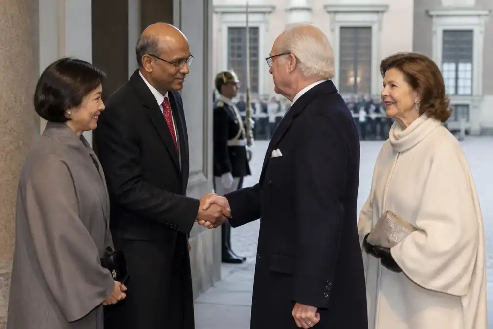 President Singapore begint staatsbezoek aan Zweden bij 60 jaar diplomatieke banden