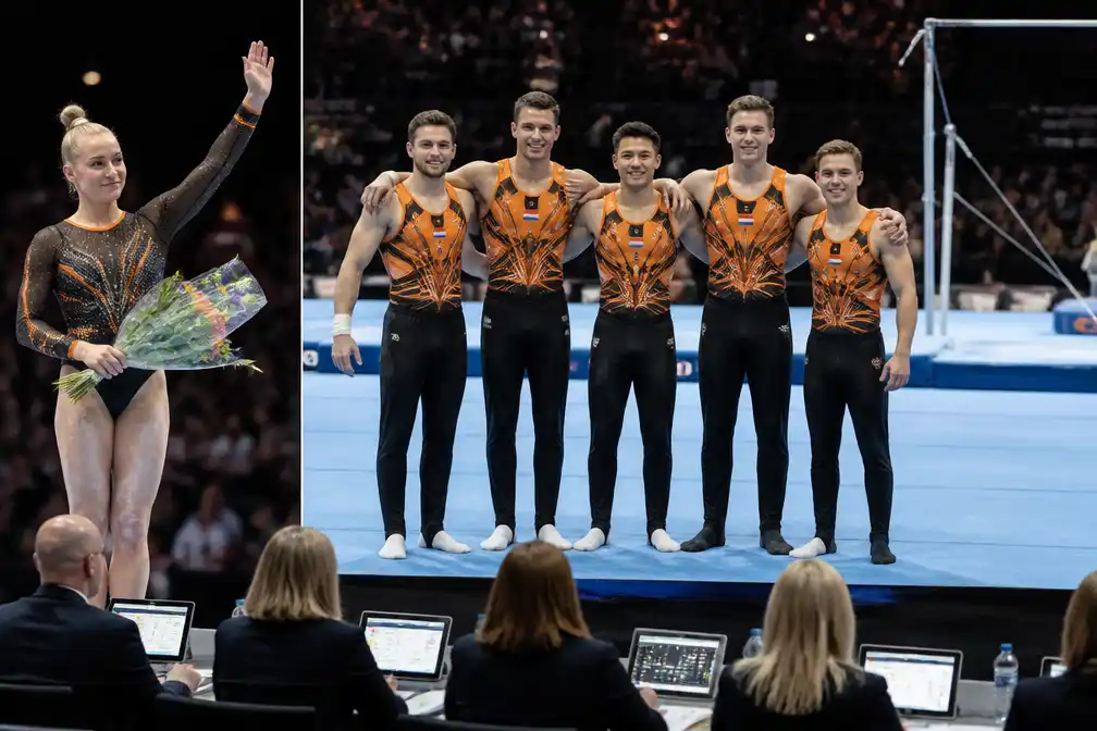 Nederlandse mannen naar teamfinale WK turnen, Sanne Wevers zwaait af