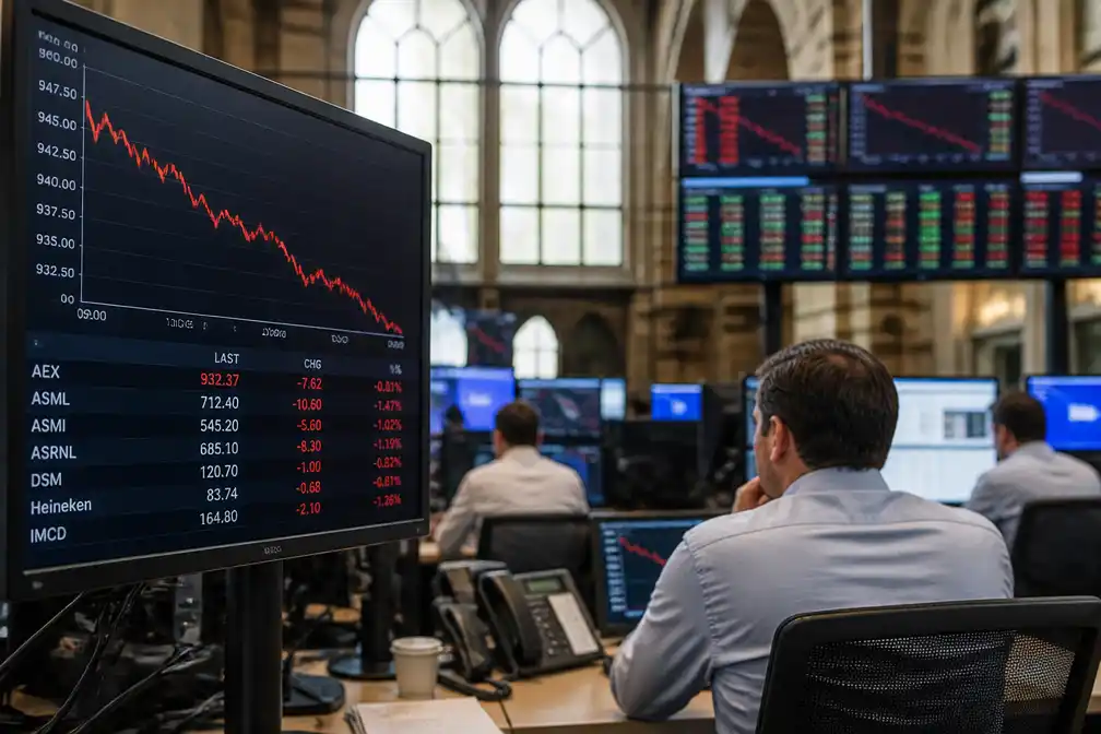 AEX opent met verlies door zorgen over winstgevendheid AI-bedrijven