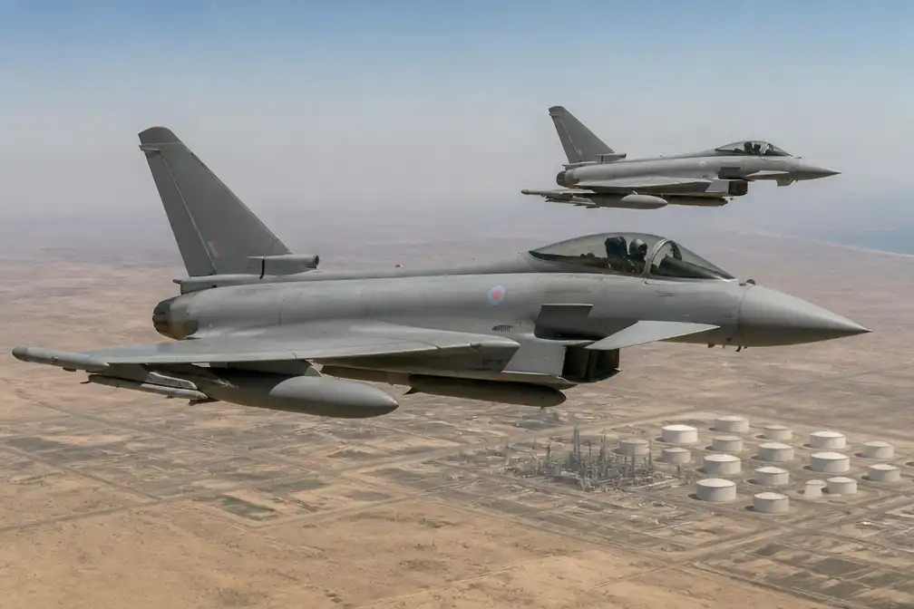 VK zet RAF Typhoon-gevechtsvliegtuigen in tegen Houthi-aanvallen op Saudi-Arabië