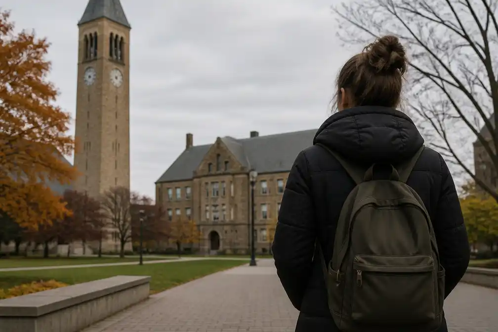 Cornell-president beschuldigd van twijfel aan verkrachtingsaanklacht, voor stemming van wantrouwen
