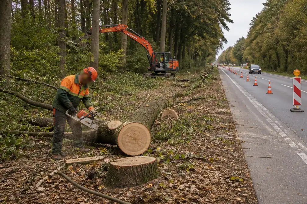 Bomenkap in Turnhout startschot voor langverwacht veilig fietspad richting Merksplas