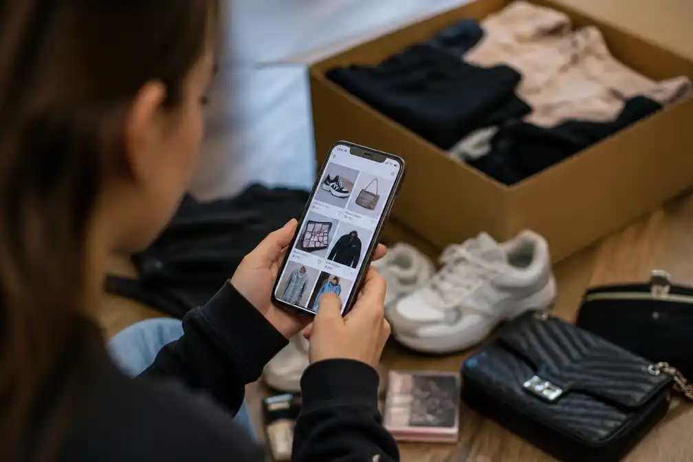Geplunderde Franse winkelwaar naar verluidt te koop op Vinted