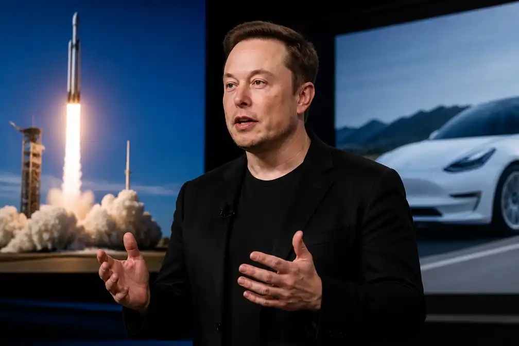 Musk ziet fusie Tesla-SpaceX zitten na eerste kwartaalwinst SpaceX