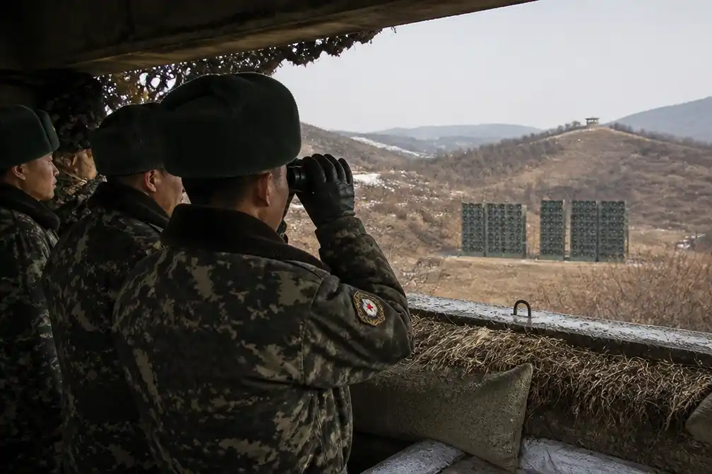 Noord-Korea zet propagandaluidsprekers aan grens met Zuid-Korea weer aan