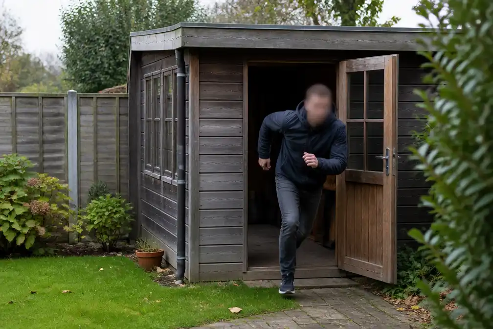 Bewoner treft onbekende man aan in tuinhuis in Waanrode; 31-jarige slaat op de vlucht