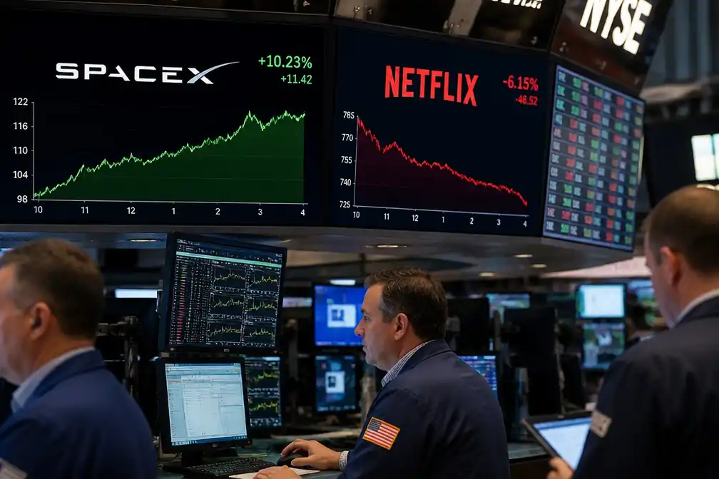 SpaceX ruim 10 procent hoger op Wall Street na sterk kwartaal