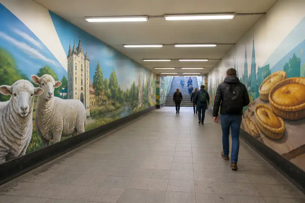 Spoortunnel van station Lier krijgt muurschildering van 250 vierkante meter