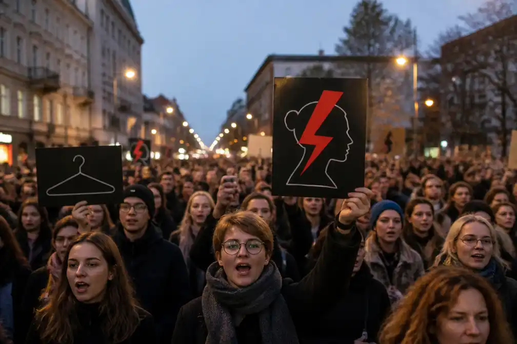 Duizenden demonstreren in Poolse steden voor abortusrechten, zes jaar na verbod