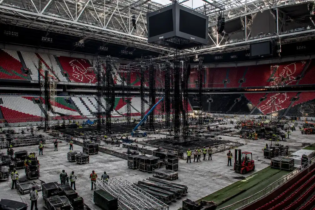 ADE bouwt Johan Cruijff Arena in 36 uur om tot dancearena voor AMF
