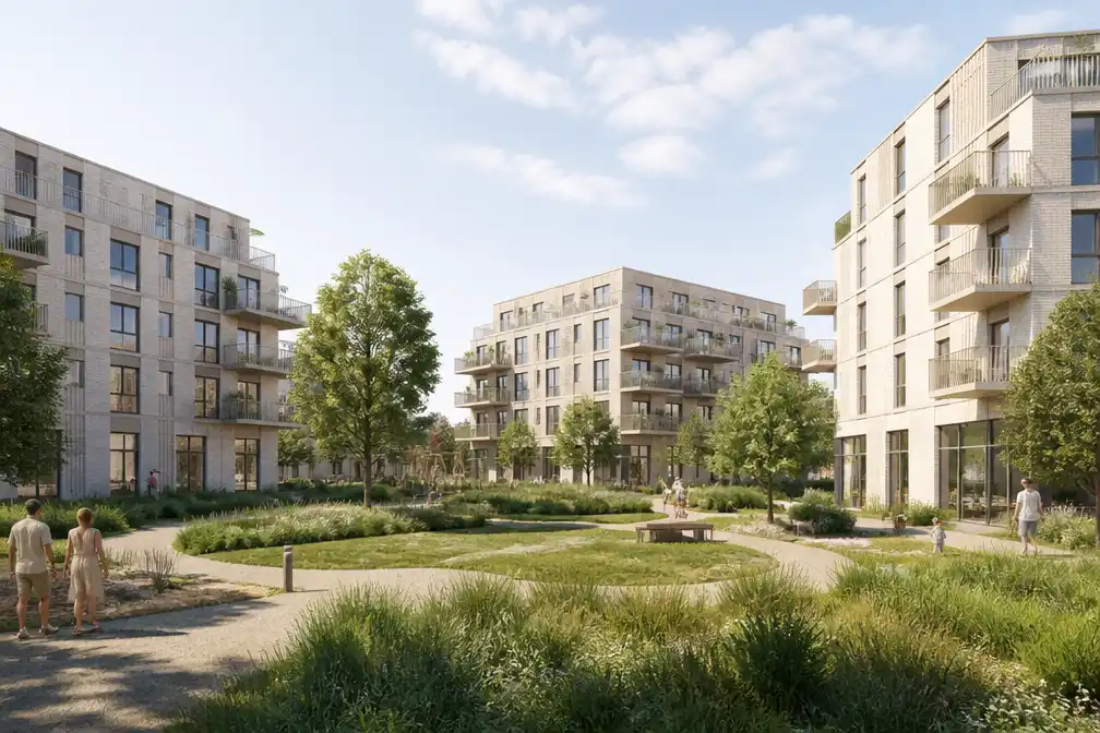 OREE brengt 77 appartementen en een nieuw park naar Bredene, 400 meter van het strand
