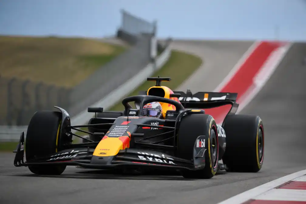 Verstappen derde in tweede vrije training GP van de Verenigde Staten in Austin