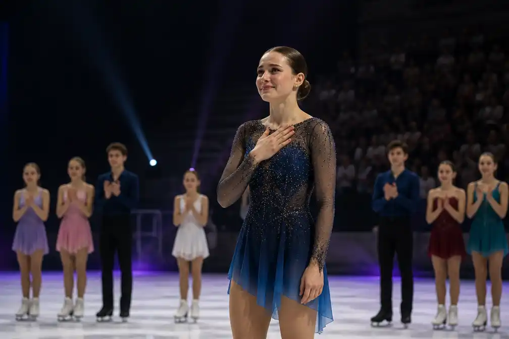 Loena Hendrickx (26) neemt afscheid van kunstschaatsen met show in Deurne
